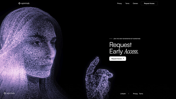 Epiminds website design